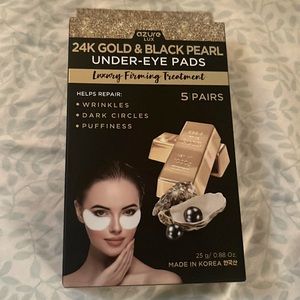 24K Gold and Black Pearl Under Eye pads